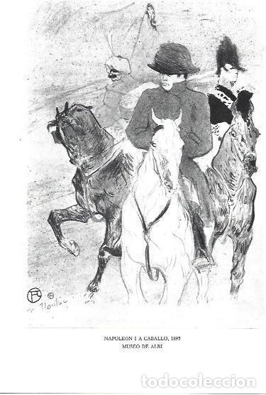 Postais: LAMINA 33277: Napoleon I a caballo - Jean Bouret