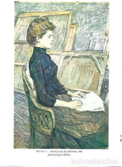 Postkarten: LAMINA 33192: Helene V, modelo en el estudio - Jean Bouret