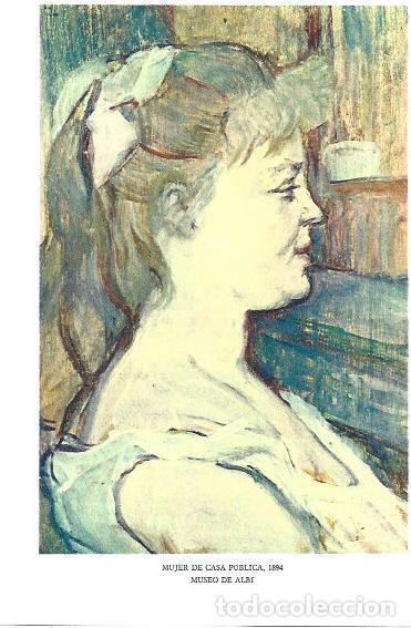 Postcards: LAMINA 33243: Mujer de casa publica - Jean Bouret