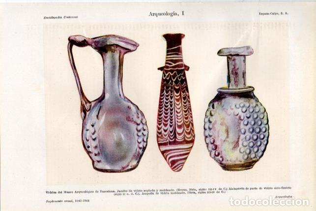 Postkarten: LAMINA V29785: Vidrios del Museo Arqueologico de Barcelona - Varios