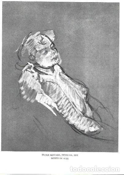 Postkarten: LAMINA 33241: Mujer sentada desnuda - Jean Bouret