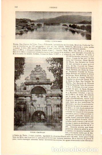 Postkarten: LAMINA V23978: Las Burgas en Orense - Varios