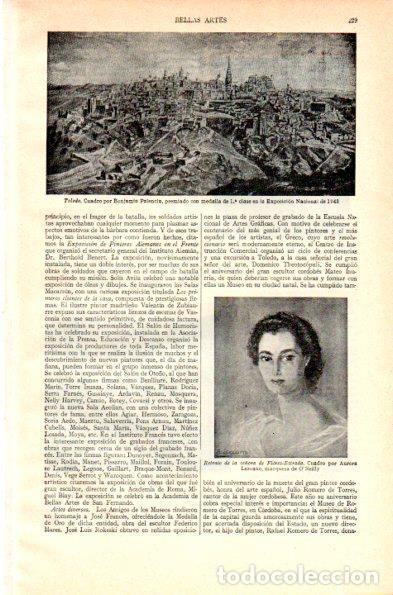 Postales: LAMINA V29516: Toledo por Benjamin Palencia - Varios