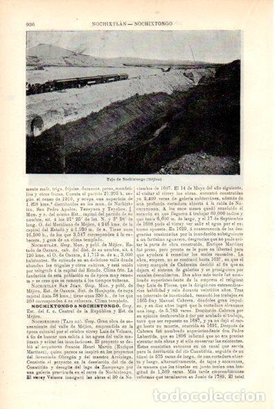 Postkarten: LAMINA V29399: Tajo de Nochixtongo en Mejico - Varios