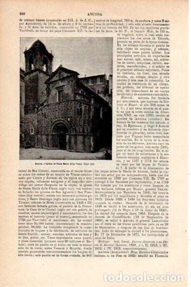 Postkarten: LAMINA V30737: Iglesia Santa Maria della Piazza, Ancona - Varios