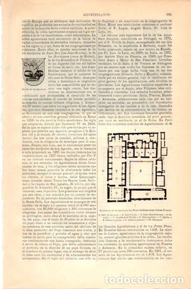Postais: LAMINA V23683: Plano del exconvento de los Agustinos, Tolosa Francia - Varios