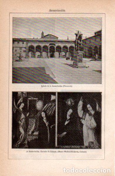 Postkarten: LAMINA V30866: Iglesia de la Anunciacion, Florencia - Varios