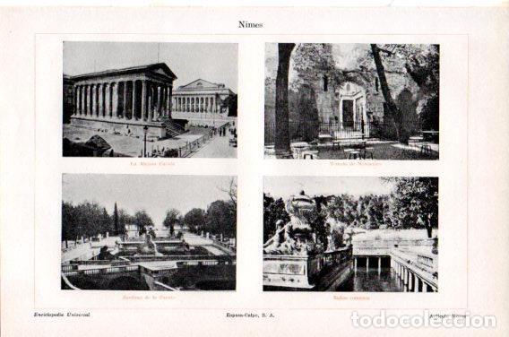 Postkarten: LAMINA V23809: Vistas varias de Nimes - Varios