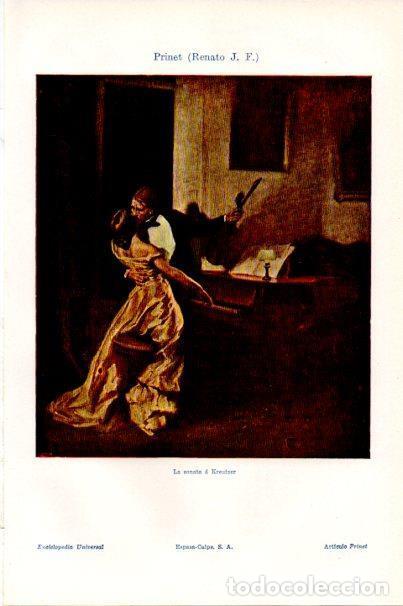 Postales: LAMINA V30628: La sonata a Kreutzer por Renato J. F. Prinet - Varios