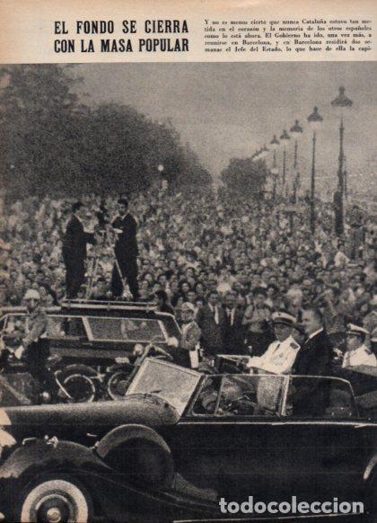 Cartoline: LAMINA V24864: Franco aclamado en Barcelona - Varios