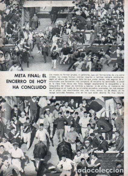 Postales: LAMINA V24948: Mozos y toros en San Fermin - Varios