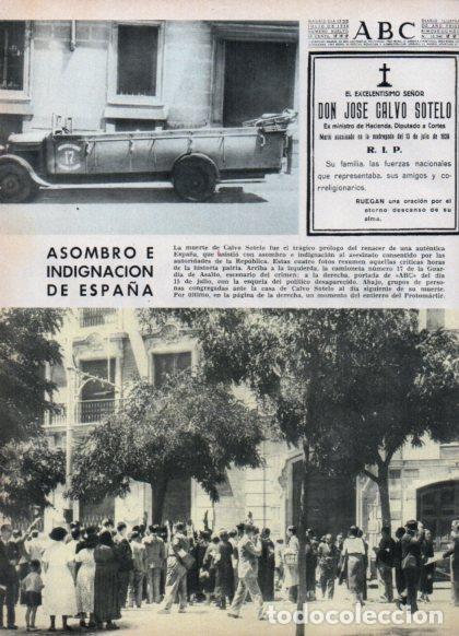 Postkarten: LAMINA V24923: Esquela y casa de Jose Calvo Sotelo - Varios