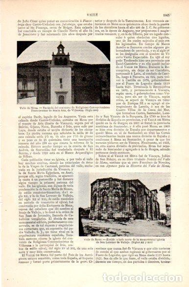 Postcards: LAMINA V31363: Convento e iglesia de Valle de Mena, Burgos - Varios