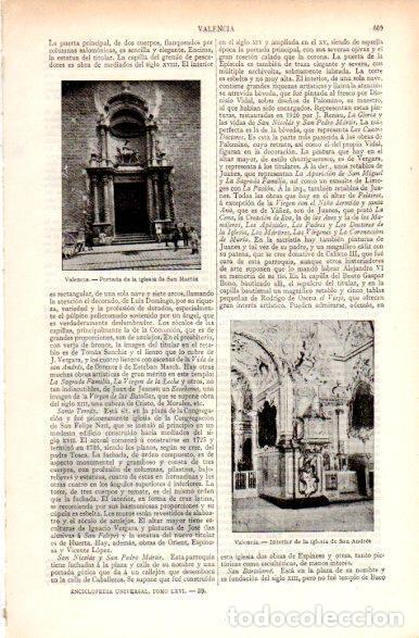 Postkarten: LAMINA V31268: Iglesia de San Martin, Valencia - Varios