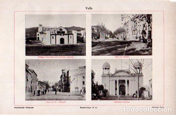 Postkarten: LAMINA V31470: Vistas de Valls, Tarragona - Varios