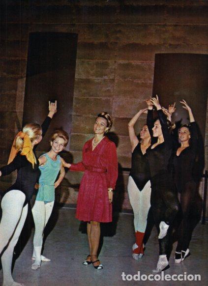 Postais: LAMINA V25141: Veronica Kusnin junto a bailarinas - Varios