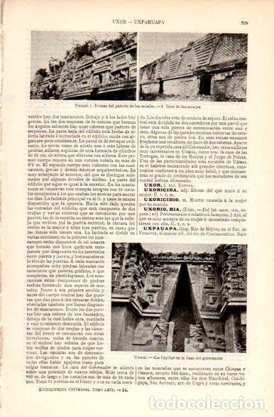 Postkarten: LAMINA V31192: Ruinas y Casa del gobernador en Uxmal, Mejico - Varios