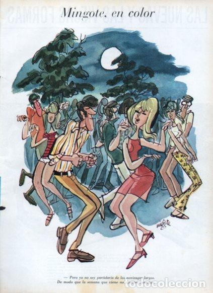Cartes Postales: LAMINA V25048: Ilustracion de Mingote en color 1966 - Varios