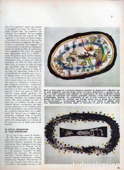 Postales: LAMINA V24985: Pinturas de Miro obsequio a J. Antonio Bardem - Varios