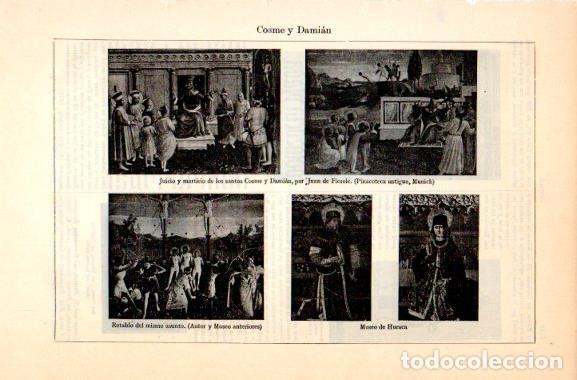 Cartoline: LAMINA V31120: Obras sobre Cosme y Damian - Varios