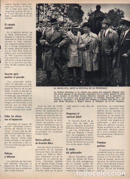 Postkarten: LAMINA V25108: Georges Simenon ante estatua del comisario Maigret - Varios