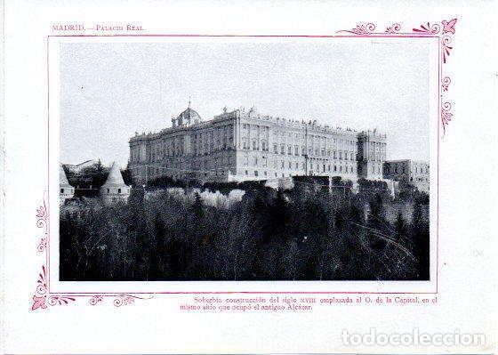 Postales: LAMINA V31959: Madrid. Palacio Real - Varios