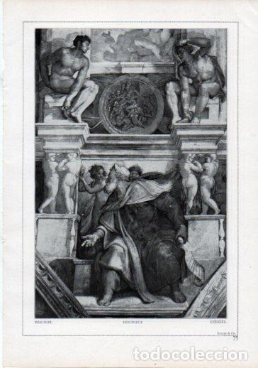 Cartoline: LAMINA V24200: Michelangelo. Ezekiel - Varios