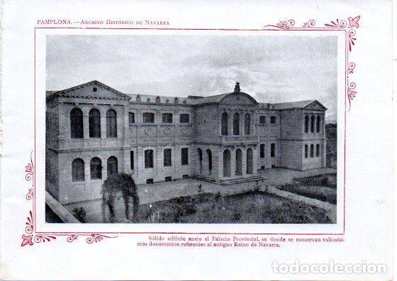 Postales: LAMINA V32045: Pamplona. Archivo Historico de Navarra - Varios