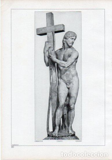 Postales: LAMINA V24172: Michelangelo. Christ - Varios