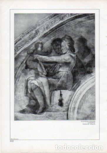 Postais: LAMINA V24213: Michelangelo. Window space - Varios