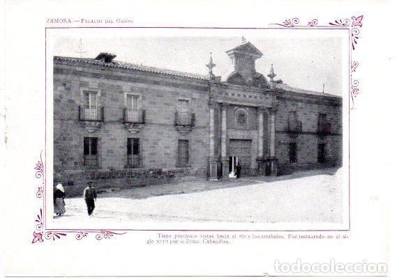 Cartes Postales: LAMINA V31725: Zamora. Palacio del Obispo - Varios