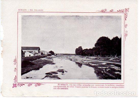 Postales: LAMINA V31637: Burgos. Rio Arlanzon - Varios