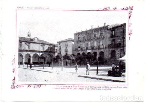 Postais: LAMINA V31687: Soria. Casas Consistoriales - Varios
