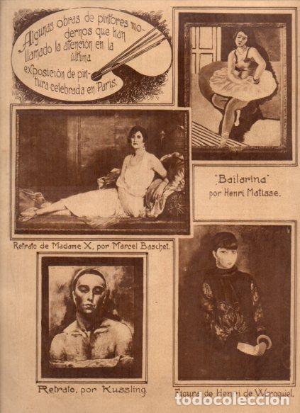 Postkarten: LAMINA V24619: Obras de la Exposicion de Pintura de Paris 1927 - Varios