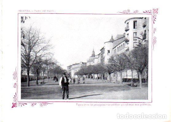 Cartes Postales: LAMINA V31835: Segovia. Paseo El Salon - Varios