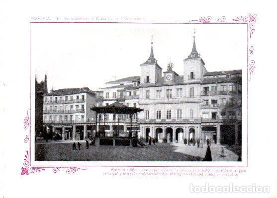 Postais: LAMINA V31830: Segovia. Ayuntamiento y Plaza de la Constitucion - Varios