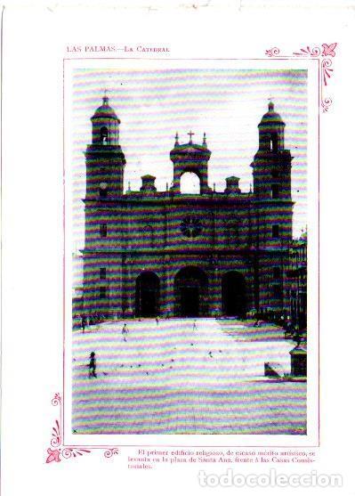 Postais: LAMINA V31787: Las Palmas. La Catedral - Varios
