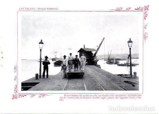 Postais: LAMINA V31782: Las Palmas. Muelle rompeolas - Varios