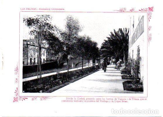 Postais: LAMINA V31780: Las Palmas. Barranco Guiniguada - Varios