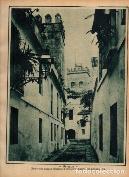 Postkarten: LAMINA V24479: Calle del barrio de Santa Cruz en Sevilla - Varios