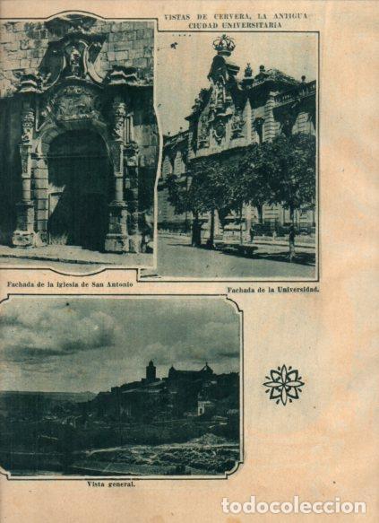 Cartes Postales: LAMINA V24662: Vistas de Cervera, Lerida - Varios