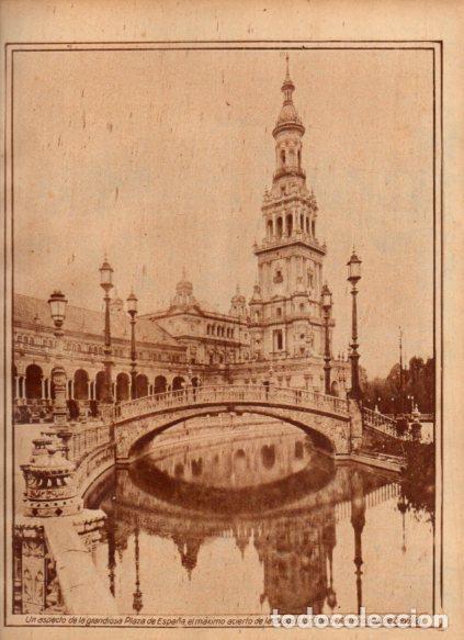 Postais: LAMINA V24478: Plaza de Espa&ntilde;a, Sevilla - Varios