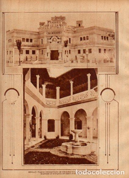 Postales: LAMINA V24483: Palacio de Mejico en Exposicion Ibero-Americana de Sevilla - Varios