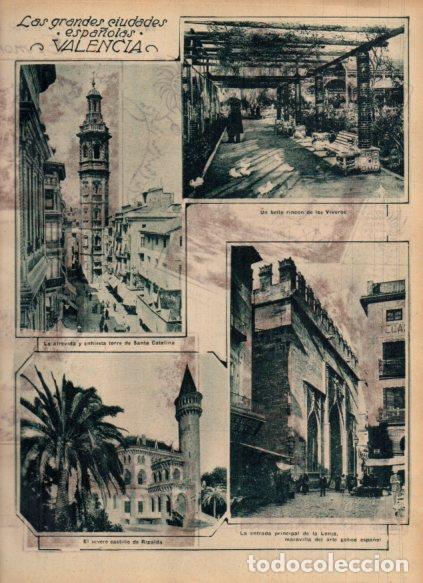 Postkarten: LAMINA V24466: Vistas de Valencia - Varios