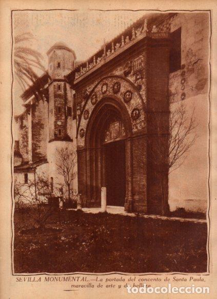 Postkarten: LAMINA V24506: Portada del convento de Santa Paula, Sevilla - Varios