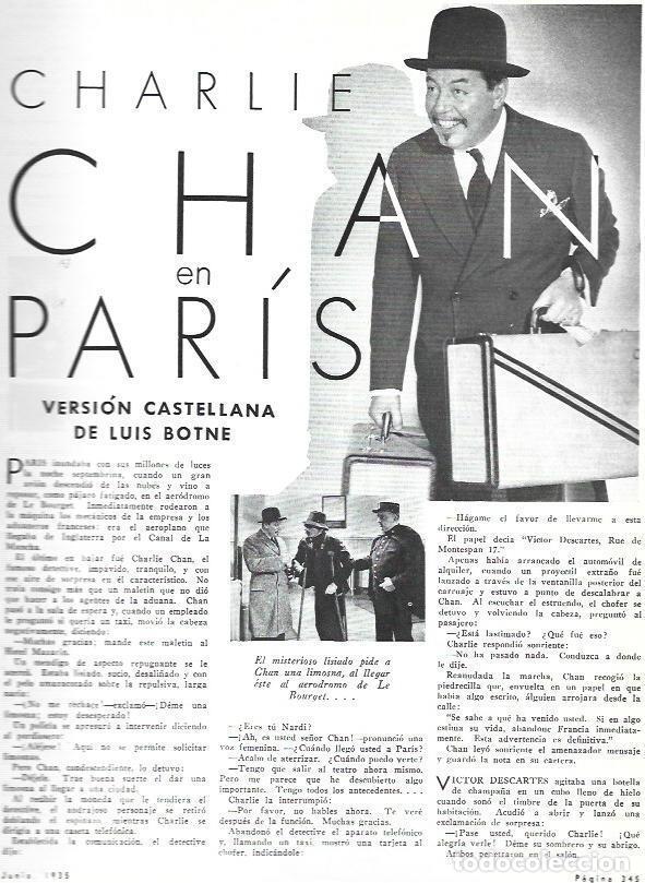 Cartoline: LAMINA 33616: Charlie Chan en Paris - VVAA