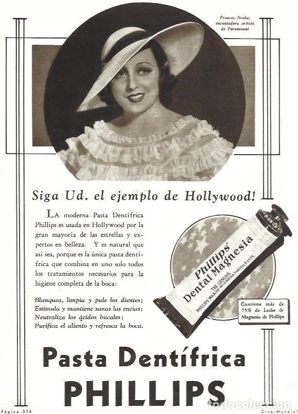 Cartoline: LAMINA 33632: Publicidad de crema dental Phillips - VVAA