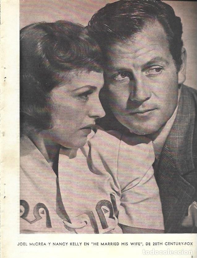 Postkarten: LAMINA 33772: Joel McCrea y Nancy Kelly en He Married his wife - VVAA