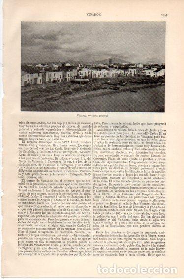 Postcards: LAMINA V32632: Vista general de Vinaroz - Varios