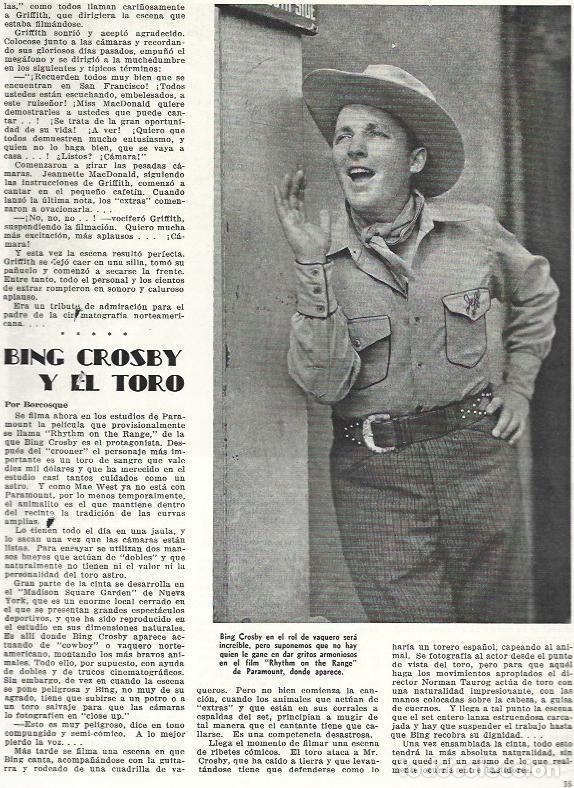 Postcards: LAMINA 33728: Bing Crosby en Rhythm in the Range - VVAA